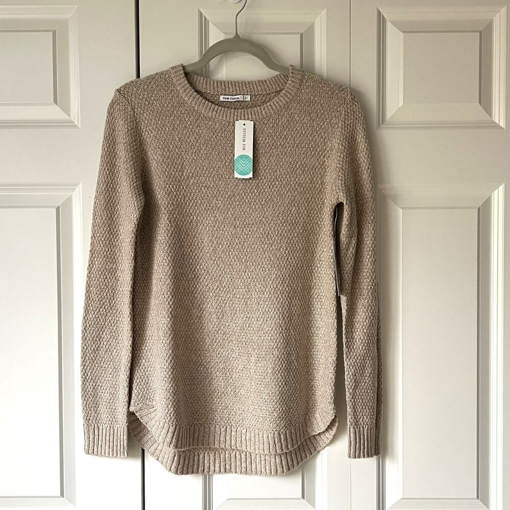 Pink Clover Nickole Textured Sweater